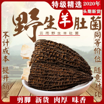 2021 cut Morel head stubble dry fresh wild morel Morel morel mushroom soup 500g