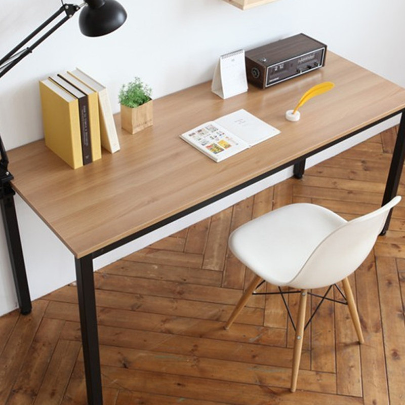 Computer desk Desktop home children's desk Steel-wood desk Simple and stylish desk Conference table Dining table