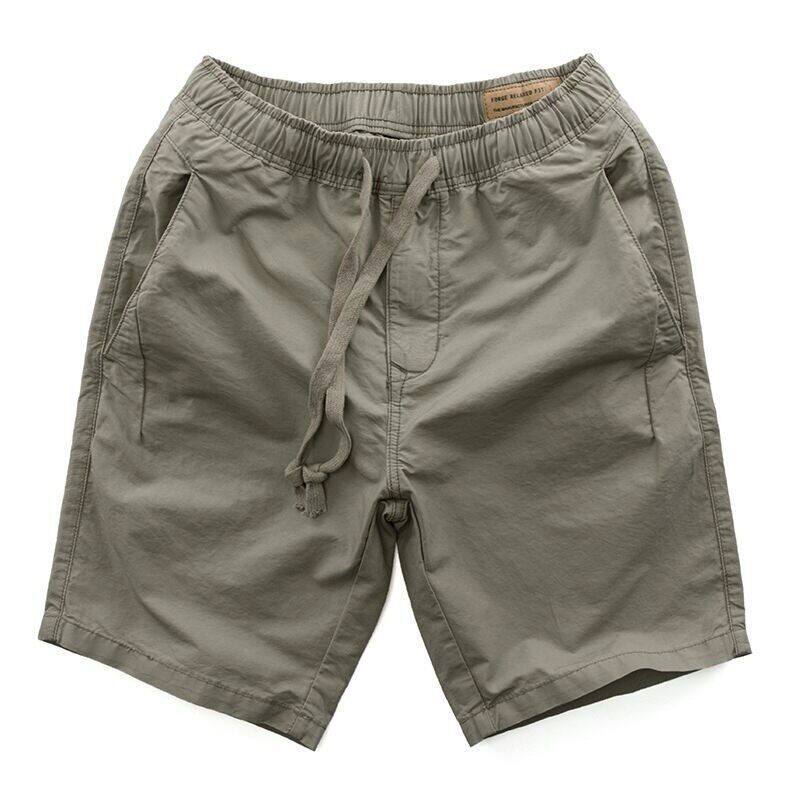 American Classic Men's Sports Outdoor Casual Jogging Shorts Versatile Loose Camouflage Quarter-Length Drawstring Pants