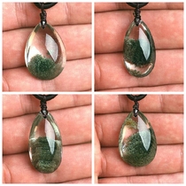 Brazil natural crystal green ghost pendant for men and women Melaleuca cornucopia starry necklace pendant one thing one picture