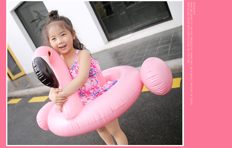 Vòng bơi cho trẻ em Bơi dày em bé thiên nga trắng flamingo bơi vòng em bé dễ thương - Cao su nổi phao bơi cho be