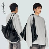 Минималистичная вместительная и большая небольшая дизайнерская сумка на одно плечо, изысканный стиль