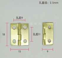 Yellow 6 Sub-hinge Small wood box Hinge First Accessories Box Hinge Luggage Lock Gift Box Accessories DIY Design