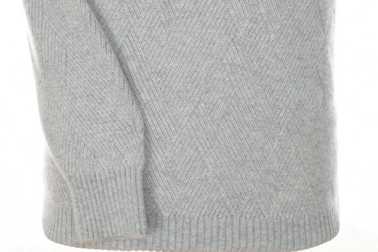 Bán trực tiếp một nửa áo len cổ cao cashmere áo thun nam dày áo len nam ấm áp áo len len mùa thu đông - Áo len Cashmere