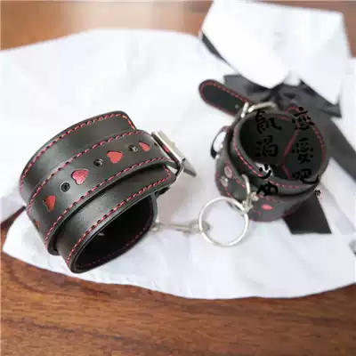 Love bar binding restraint tune obey dark exquisite love hollow leather handcuffs