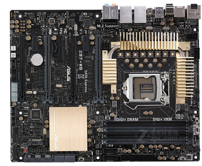 ASUS Z97-WS LGA1150 Motherboard support g3220 i3/i5/i7-4th CPU | eBay