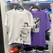 Li Ning short sleeve T-shirt men 2020 Summer cartoon sports fashion cotton leisure sports T-shirt AHSQ135