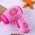 Cô gái mới chơi nhà nấu ăn cô gái mô phỏng đồ chơi máy sấy tóc trẻ em điện nhỏ thiết bị máy sấy tóc mini