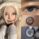 Кукольная милая синяя 14,2 мм (земная марионетка, кошка кошка)