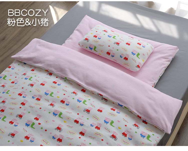 Mẫu giáo chăn ba mảnh nap dệt kim lõi bông sáu mảnh quilt cover lõi pad bởi trẻ em giường mùa đông