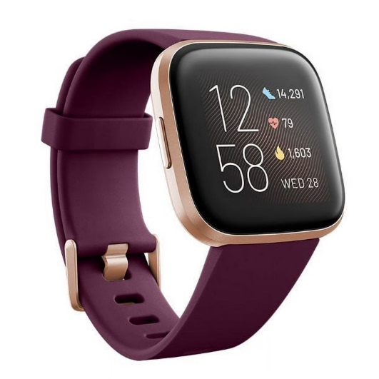 Fitbit Versa 2 Bordeaux Red Smart Sports Bracelet Watch Heart Rate Sleep Monitoring Deep Purple Fitbit Versa 2 Bordeaux Red Smart Sports Bracelet Watch Heart Rate Sleep Monitoring Deep Purple