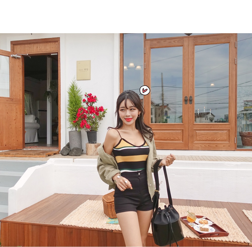 Quần legging cotton có thể mặc bên ngoài 2018 mới khóa một túi thun thun hông nóng quần short bó sát nữ mùa hè quần ngố nữ đẹp