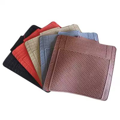 Transparent PVC plastic non-slip waterproof latex rubber universal foot pad for automobiles