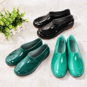 Thời trang mới đôi giày đi mưa nước bọt giày nữ ống ngắn ống mưa nữ thấp để giúp giày không trơn trượt giày cao su dành cho người lớn