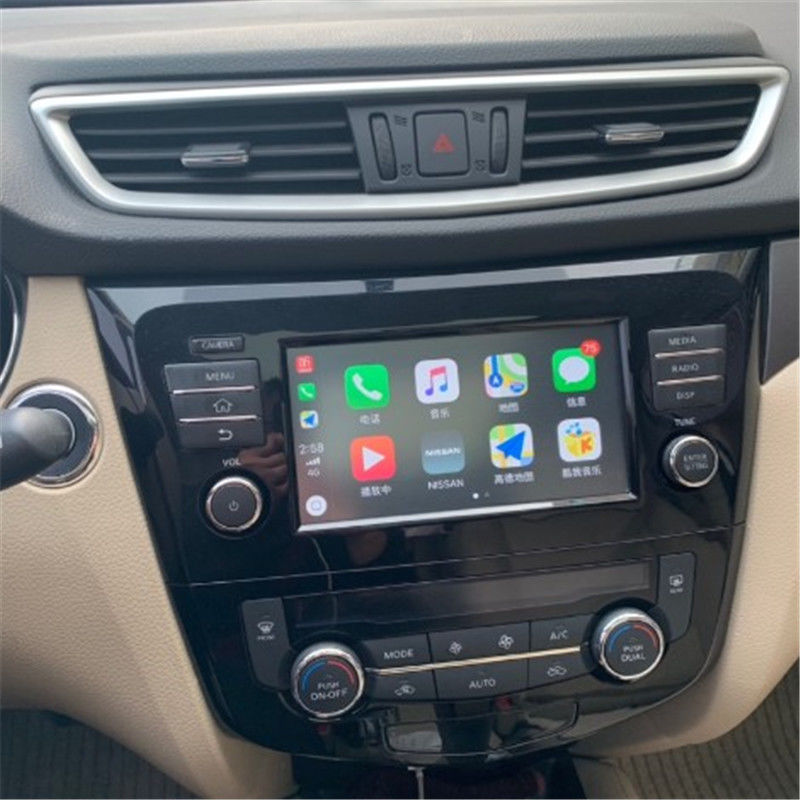 Original Carplay 360 Navigation Central Control Car System Interconnection for Nissan X-Trail Qashqai 14-18 Models, X-Trail Central Control Large Screen