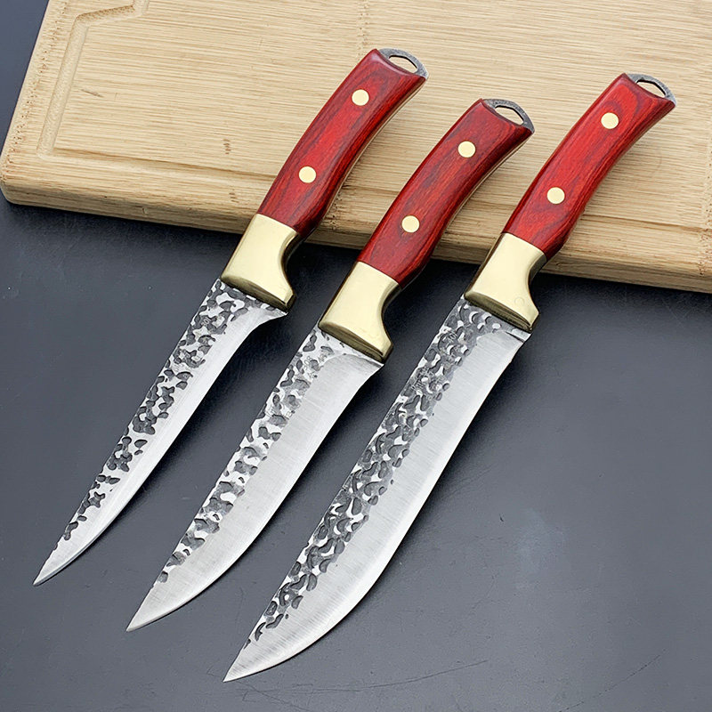 Hand forged knife butcher specially killing pork meat specialized killing pork cutting cutting pork cutting cutting knives pork and meat