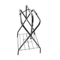 Saddle rack Harness Full iron pipe rack set Movable folding display rack Saddle equestrian supplies Saddle rack