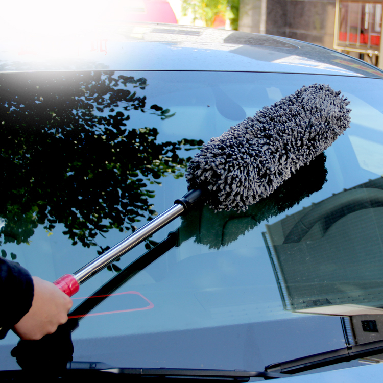 Car car wash with dust removal cleaning wax snow carwash sweep to sweep ultrafine fiber telescopic car maintenance wax sweep