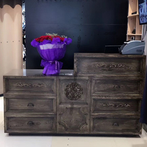 Retro cashier European creative front desk desk desk simple computer desk hotel shopping mall clothing store shoe bar