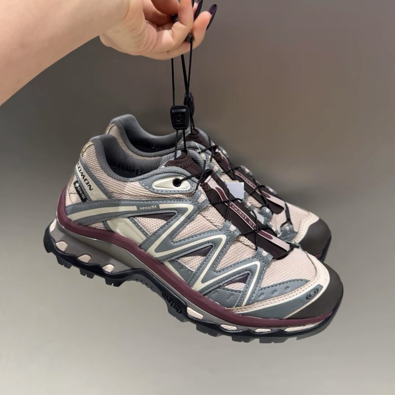 Salomon Xt-Quest Gtx Oxford Brown Gray Brown Waterproof Outdoor Running Shoes 491278