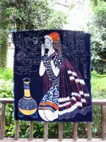 Новый национальный ветер окраска краска ткани