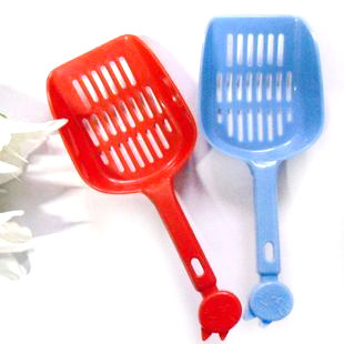 Kitty Cleaning Supplies Small Cat Head Cat Sand Shovel Macroporous Cat Sand Shovel Thickening Material Cat Shovel Color Random Hair-Taobao