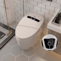 Wall-lined intelligent toilet integrated fully automatic siphon-type i.e. hot voice bubble side row rear rear water