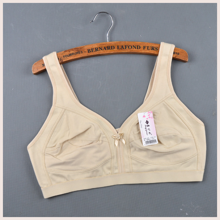 Áo ngực mỏng và trung tuổi với chất béo cotton cỡ lớn đồ lót không có vành mẹ núm vú mùa hè áo kiểu nữ đẹp 2021