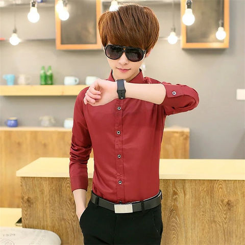Mùa thu đông ấm áp áo sơ mi nam tay dài cộng với nhung dày phiên bản Hàn Quốc giản dị của xu hướng áo trẻ trung đẹp trai hoang dã áo sơ mi caro nam