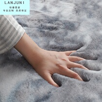 Zdyeing Plush Imitation Rabbit Fur Carpet Living Room bedroom minimalist Nordic sofa tea table bedside full of terraced mat