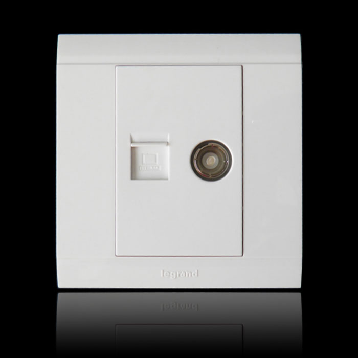 TCL Legrand switch socket panel Meilun Mountain series cable TV computer socket with anti-counterfeiting
