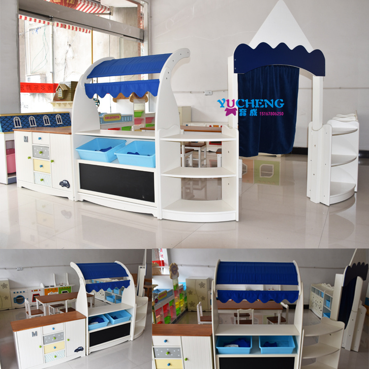 Kindergarten toy cabinet combination area cabinet white aristocratic furniture schoolbag cabinet shoe cabinet storage finishing cabinet bookcase