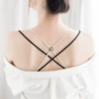 Hàn Quốc đeo chéo đôi dây đeo có thể điều chỉnh đàn hồi chống trượt bra bra bra dây đeo sling 2.0 khóa dây đeo shop đồ lót
