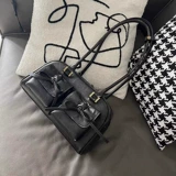 Ретро небольшая сумка подмышку с бантиком, сумка на одно плечо