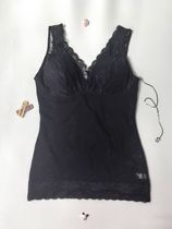 Foreign trade high-end summer thin body-shaping top firming tummy-tightening waist beautiful back vest bra no steel ring insertable piece