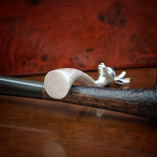 Добрость ковша пресса 925 стерлингового серебряного украшения процесс производства Seiko Производство создает ретро -личность Sika Deer