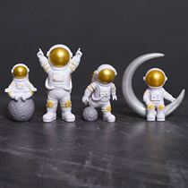 Creative astronaut Small swing piece Desktop astronaut Living room TV cabinet Childrens room placement Home Decorative Furnishing