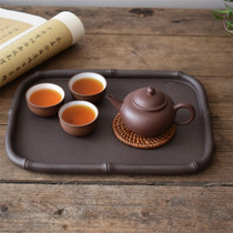 Fine mini purple sand thin germ small horizontal pot capacity 100CC Chaoshan work teapot Menchen pot three cups of tea water