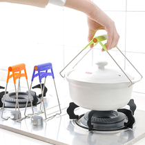 Anti-burn clamping for a bowl fetch tray Tipping tray Bowl Pinch Casserole Pan Steamed Vegetable Clip Stainless Steel Anti Slip Home Kitchen Clip Bowl