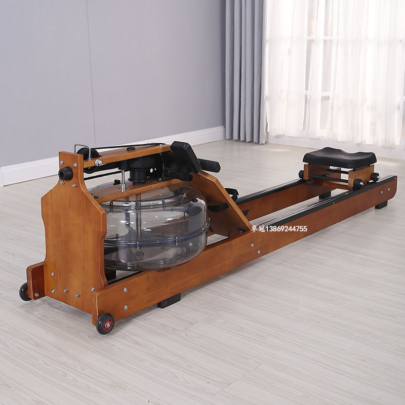 Solid wood water block rowing machine elite lawyer Jose the same home silent rowing equipment fitness equipment intelligent paddling machine