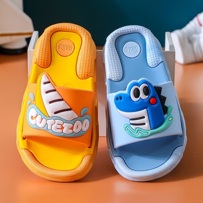 儿童夏季拖鞋男宝女宝室内防滑软底浴室凉拖鞋中小童防水夏天拖鞋