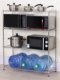 Grid kitchen shelf household shelf adjustable flower shelf storage rack desktop simple finishing rack clip joint storage rack