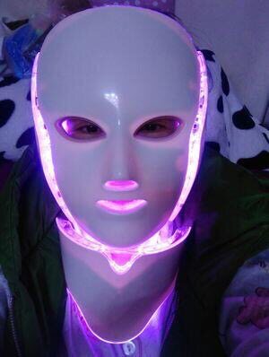 光子嫩肤仪LED面膜电子美容仪器家用脸部红蓝光面罩祛痘印美
