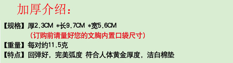 Pads pour soutien-gorge cp-01 - Ref 819141 Image 8