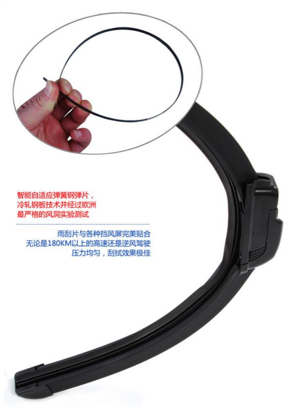 Bắc Kinh Hyundai Santa Fe New Shengda Tucson Accord Wiper Bladless Wiper Blade với phụ kiện dải cao su cần gạt mưa
