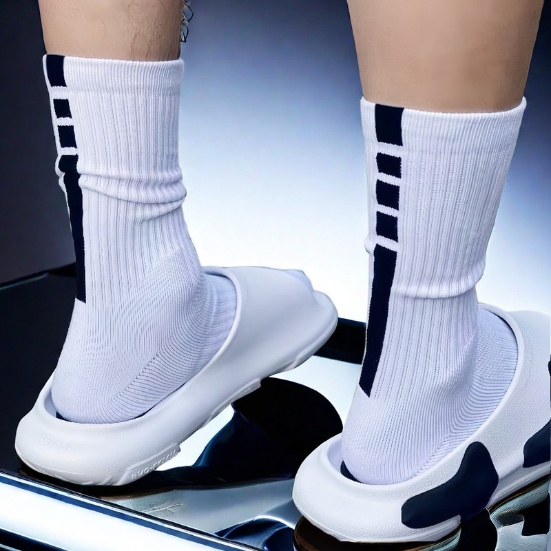 Professional Breathable Running Non-Slip Towel-Soled Player Training Elite Socks American-Style Professional Sweat-Absorbent Sports Socks