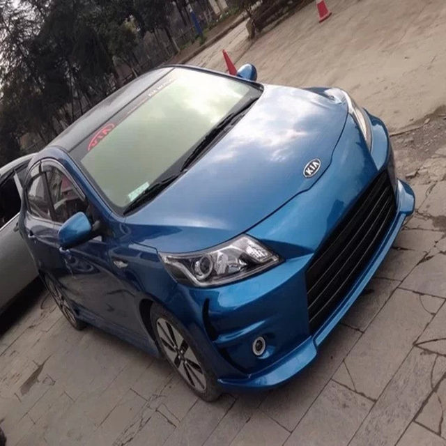 Suitable for 11-14 Kia K2 Modified Martin-Style Full Body Kit, 12/13 Kia K2 Front and Rear Bumper Side Skirts