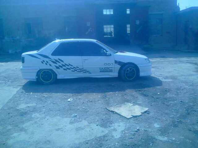 04-08 Model Elysee Modified Small Body Kit, Old Model Elysee Small Body Kit, Front and Rear Lip, Side Skirts, and Rear Wing Modification