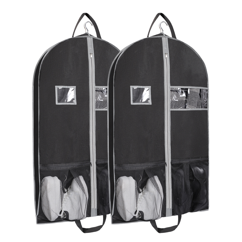 Business Travel Portable Foldable Suit Cover Dustproof Garment Bag Coat Dustproof Storage Bag Hanging Clothes Bag