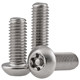 304 stainless steel round head plum blossom screw M3M4M5M10 pan head with pin anti-disassembly screw with column anti-theft bolt